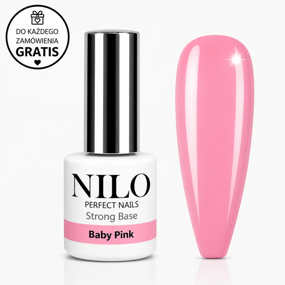 Twarda baza hybrydowa NILO Strong Base – Baby Pink